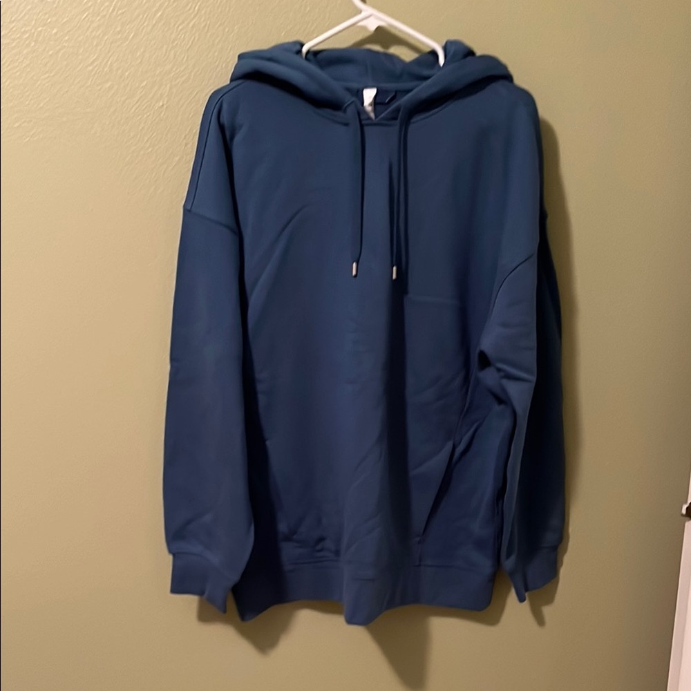 lululemon athletica oversized blue hoodie. Size 10.